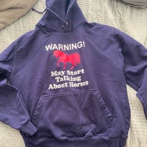 Horse girl hoodie